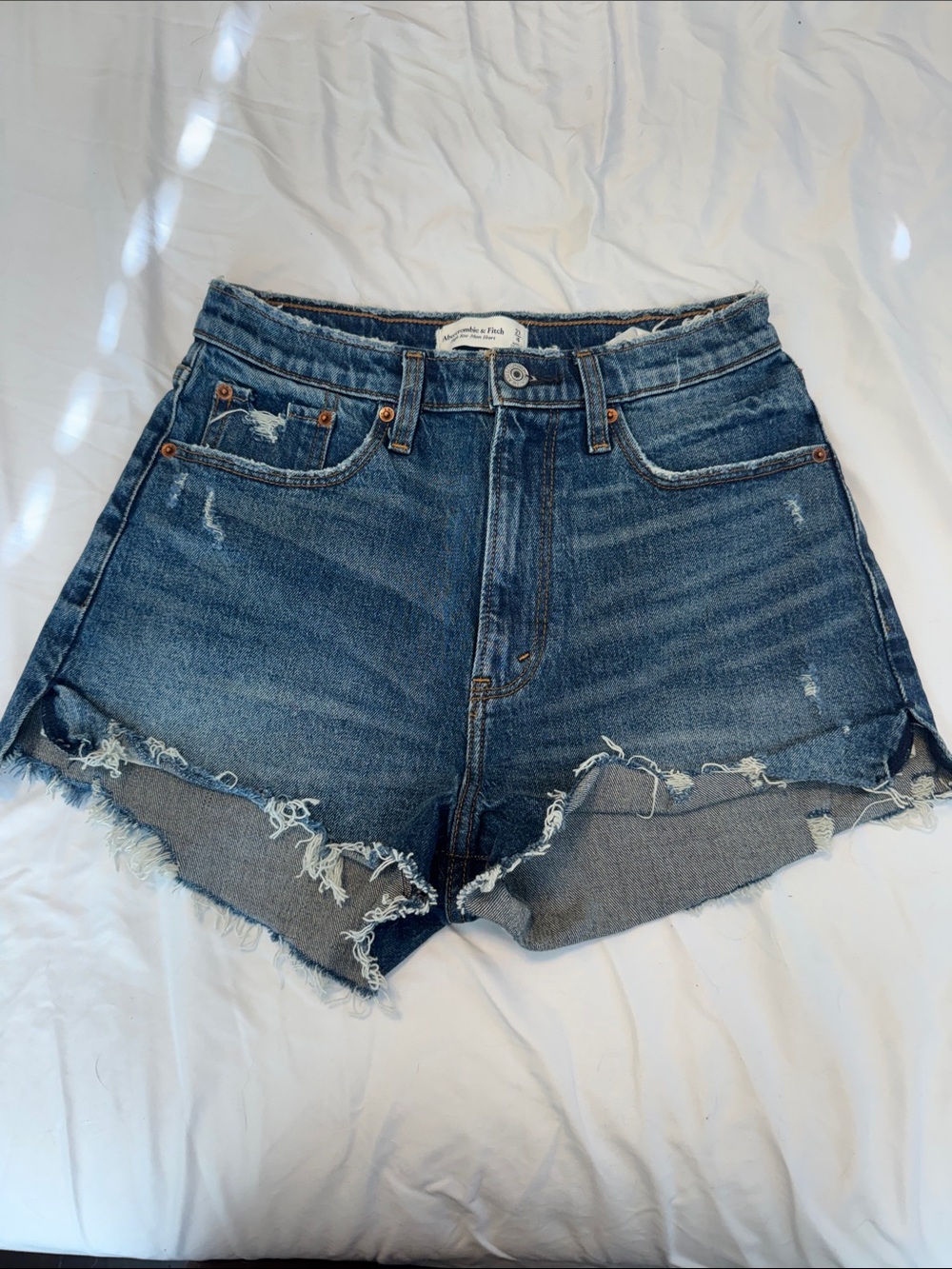 Abercrombie High Rise Mom Short